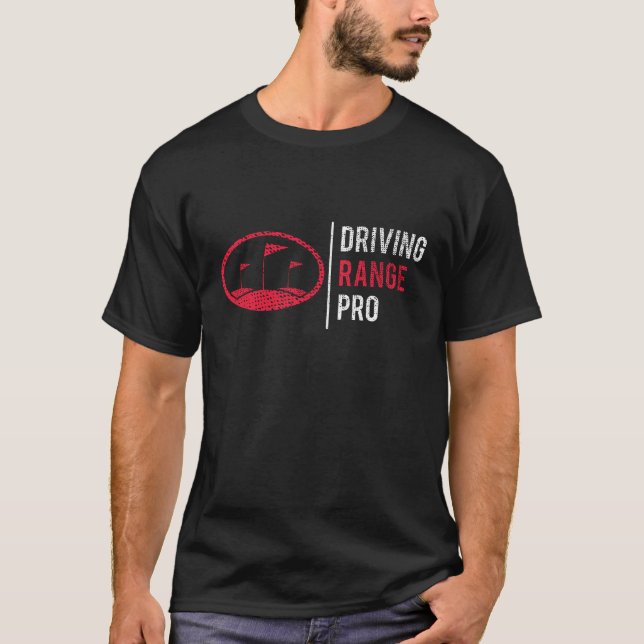 Camiseta Driving range do golfe pro (Frente)