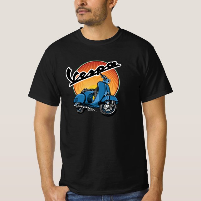 Camiseta Driving scooter, cool scooter, italian scooter (Frente)
