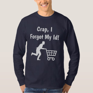 Camiseta Droga, esqueci minha identidade, engraçado Donald 