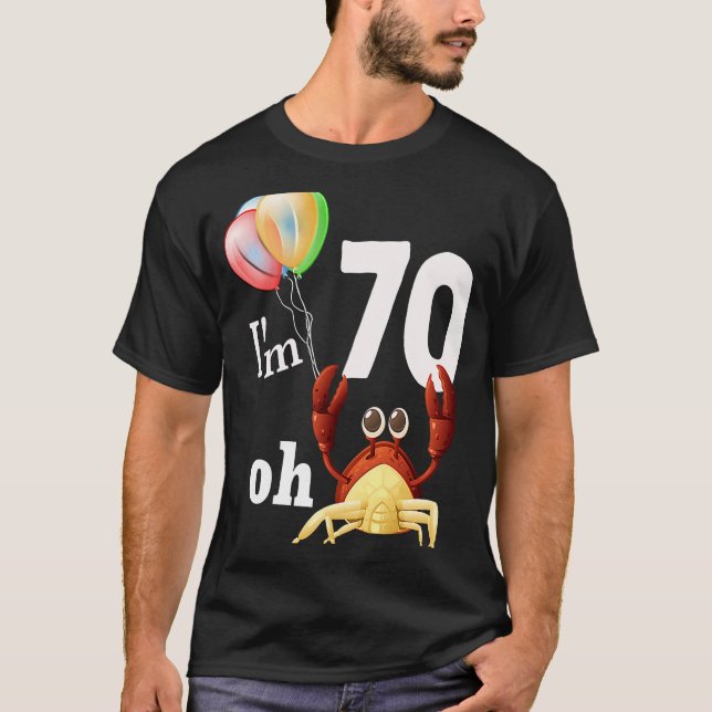 Camiseta Droga, Eu Tenho 70 Anos De 70 No Aniversário Do Hu (Frente)