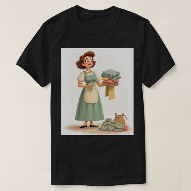 Camiseta Droga Mãe Caos da Roupa Frustrada Dona de Casa Vin (Frente do Design)