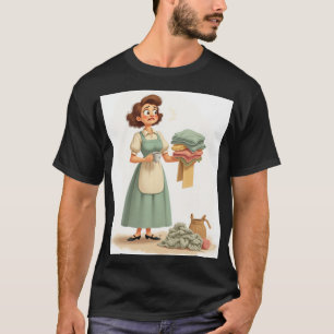 Camiseta Droga Mãe Caos da Roupa Frustrada Dona de Casa Vin