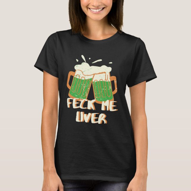 Camiseta Droga Meu Fígado (Frente)