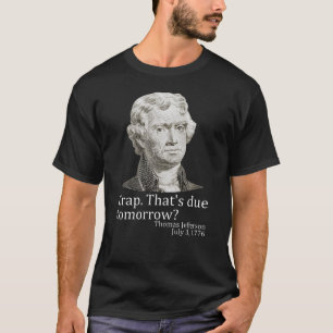 Camiseta Droga Que Vence Amanhã Jefferson 4 de Julho