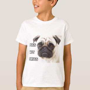 Camiseta Drogas dos Pugs não