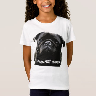 Camiseta Drogas dos Pugs NÃO!