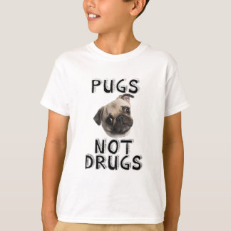 Camiseta drogas dos pugs não