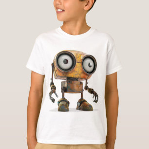 Camiseta Droid de ferrugem de olhos largos