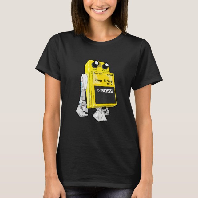 Camiseta Droid pedal - guital pedal droid (Frente)