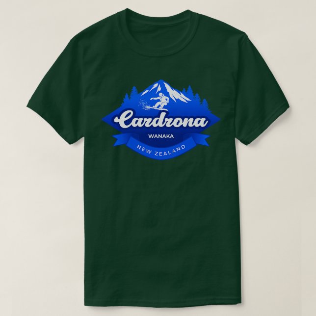 Camiseta drona Wanaka Nova Zelândia (Frente do Design)