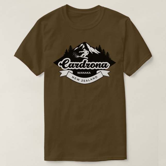 Camiseta drona Wanaka Nova Zelândia 1 (Frente do Design)