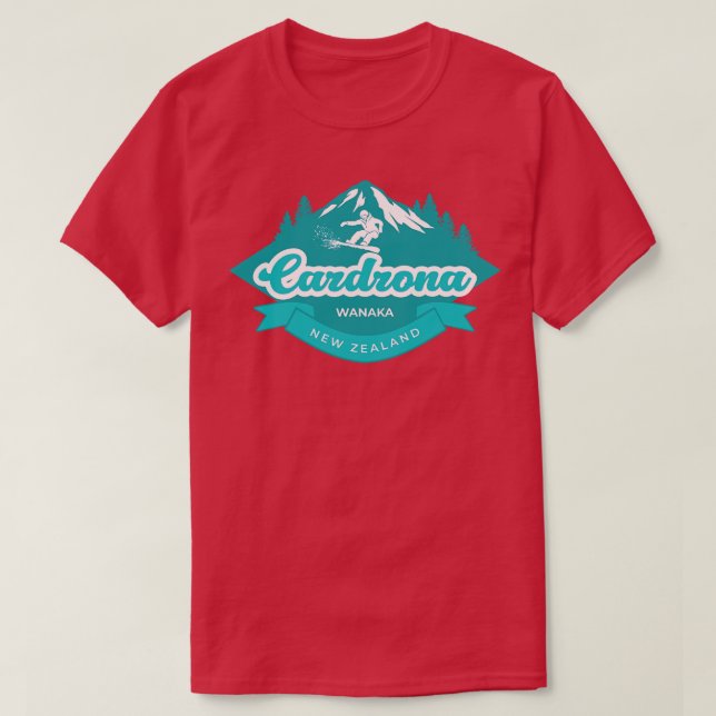 Camiseta drona Wanaka Nova Zelândia 2 (Frente do Design)