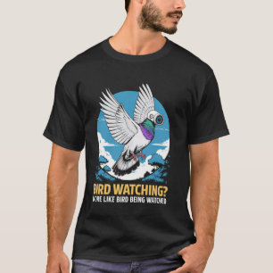 Camiseta Drone de Vigilância de Observação de Pássaros Grav