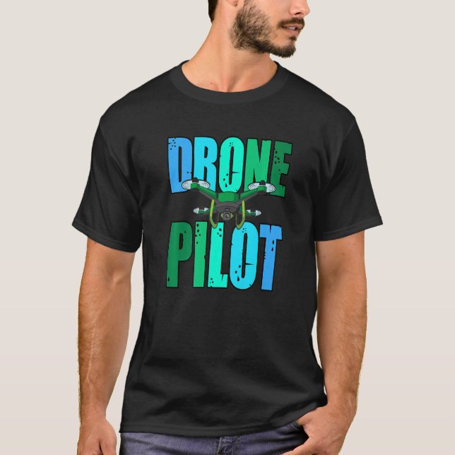 Camiseta Drone Pilot for a Drone Pilot Premium (Frente)