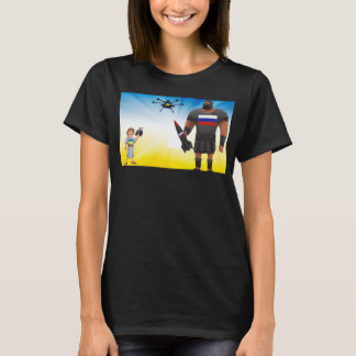 Camiseta Drone Preto Ucraniano