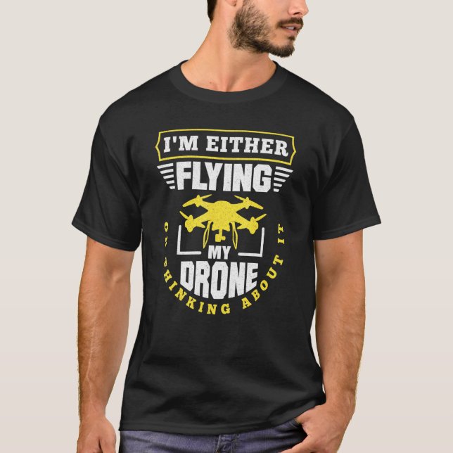 Camiseta Drone-Quadros De Drone-Drone Fpv (Frente)