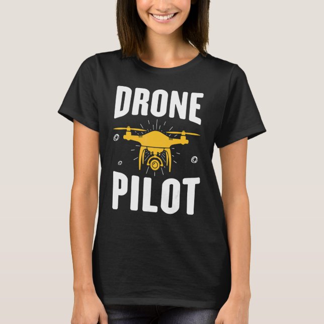Camiseta Drone Test Pilot Quadcopter (Frente)