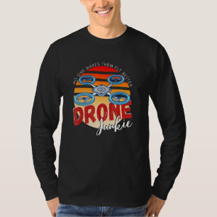 Camiseta Drone Voando Com Licença De Drone