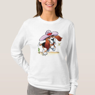 Camiseta Drool obtido Basset? Hoodie das senhoras