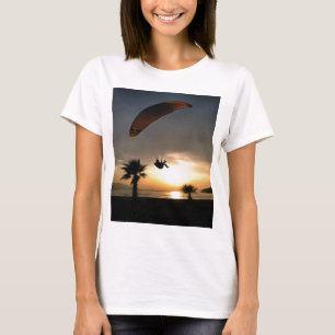 Camiseta Dropzone Em Dusk Adventure Paraglider Art