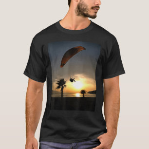 Camiseta Dropzone Em Dusk Adventure Paraglider Art