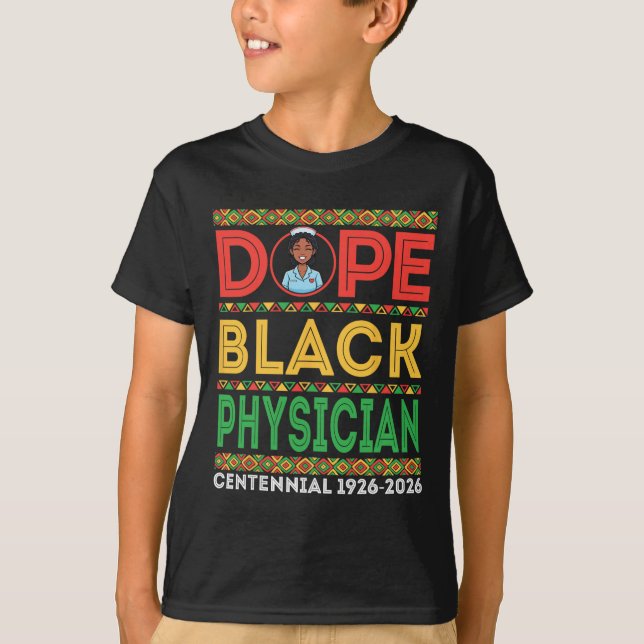 Camiseta Drug Black Physician Centennial 1926 2026 Black Hi (Frente)