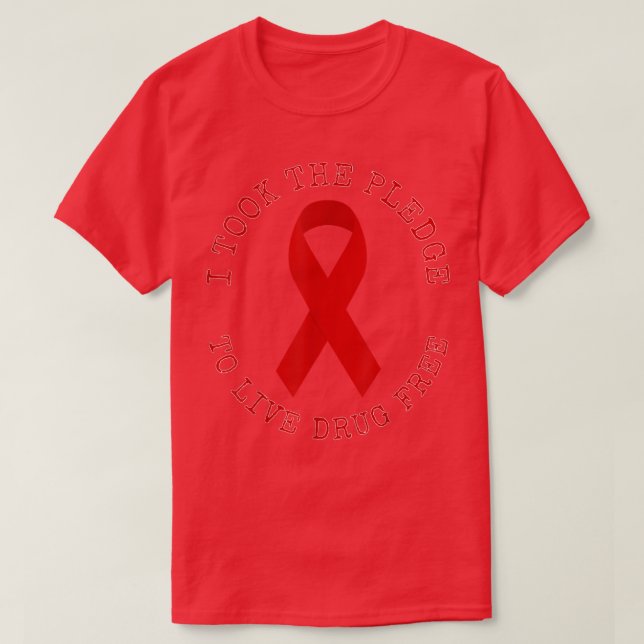 Camiseta Drug Free Zone T  (Frente do Design)