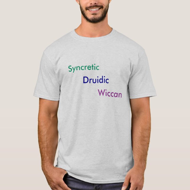 Camiseta Druidic sincrético Wiccan (Frente)