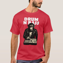 Camiseta Drum and Bass Monkey