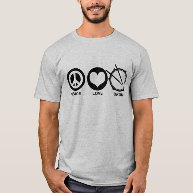 Camiseta Drum de Amor de Paz (Frente)