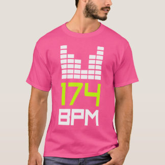 Camiseta Drum E Bass 174 Bpm Dnb Música Líquida Edm