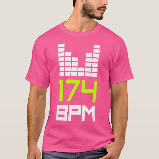 Camiseta Drum E Bass 174 Bpm Dnb Música Líquida Edm (Frente)