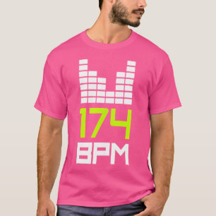 Camiseta Drum E Bass 174 Bpm Dnb Música Líquida Edm