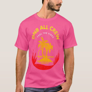Camiseta Drum E Bass Beach Raving Crew Dnb Liquid Funk