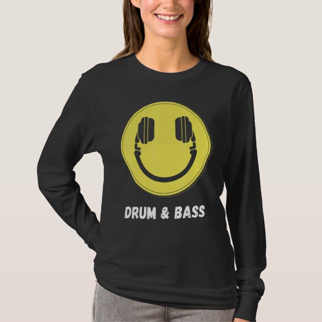 Camiseta Drum e Bass EDM Music DNB (Frente)