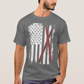 Camiseta Drum Kit USA Flag friend
