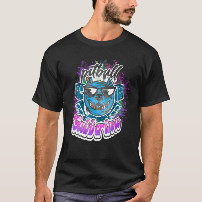 Camiseta Drum N Bass Hardstyle Frenchcore Gabber Devil Cog (Frente)
