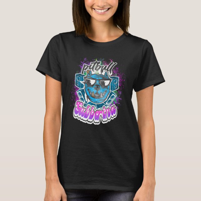 Camiseta Drum N Bass Hardstyle Frenchcore Gabber Devil Cog (Frente)