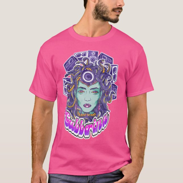 Camiseta Drum N Bass Hardstyle Frenchcore Gabber Devil Goa (Frente)