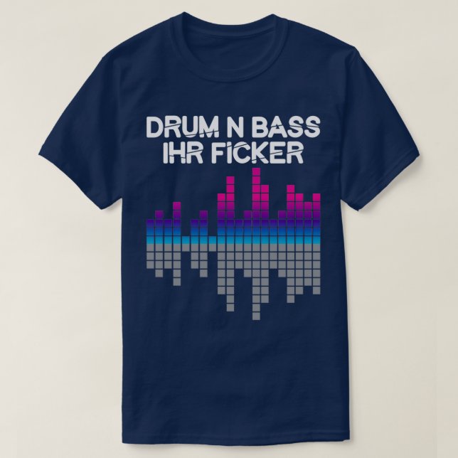 Camiseta Drum N Bass Synch Music Dj (Frente do Design)