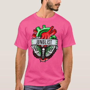 Camiseta Drum Para Mulheres E Música De Baixo Líquido Dnb J