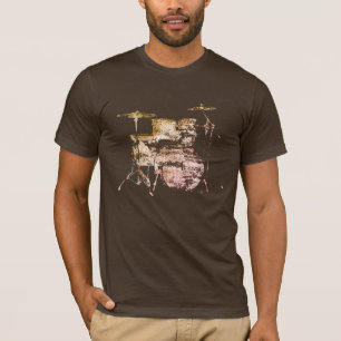 Camiseta Drumkit legal marrom