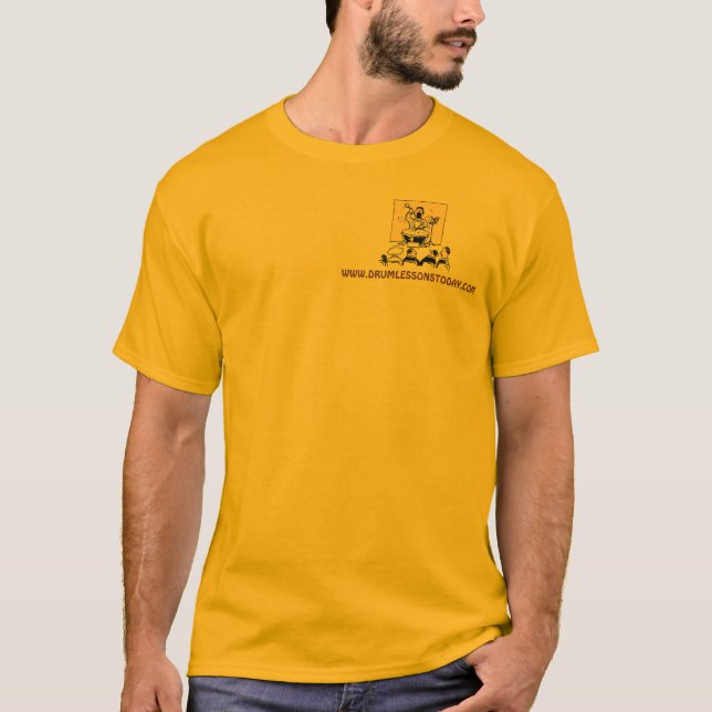 Camiseta drumlessonstoday (Frente)
