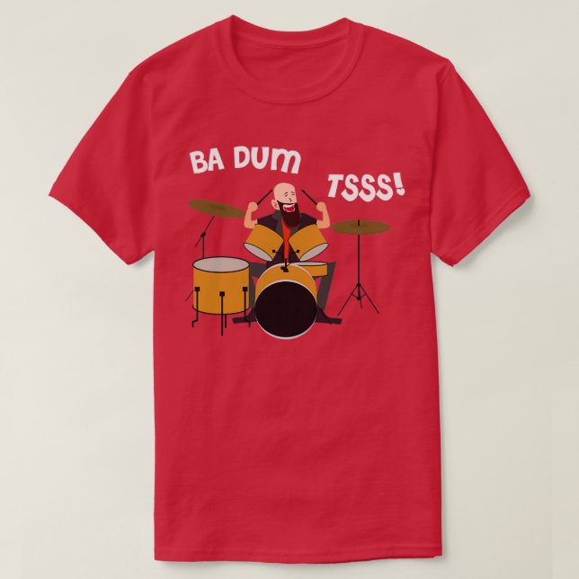 Camiseta Drummer Badumtss (Frente do Design)