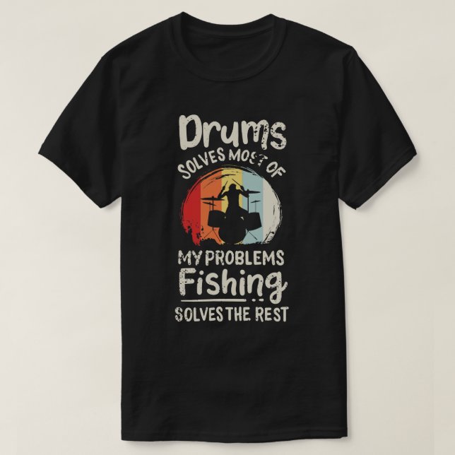 Camiseta Drummer Cotação Drums 1 (Frente do Design)