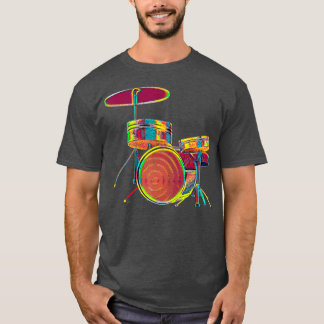 Camiseta Drummer do Conjunto de Tambores
