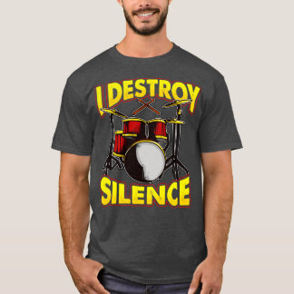 Camiseta Drummer Drummer I Destrui Silêncio