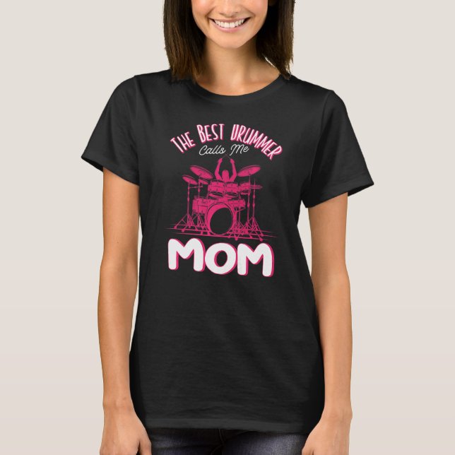 Camiseta Drummer Drummer Musical Drum Musical Drumset (Frente)