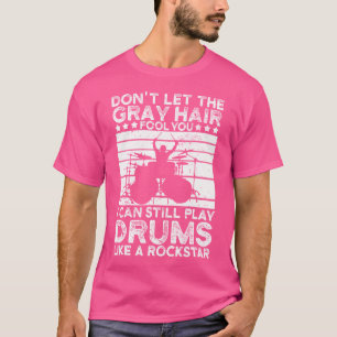 Camiseta Drummer Drumset Drum Player Drum Drum Drum Tambor