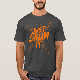 Camiseta Drummer Drumsticks Musical Outfit 3